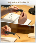 Using Eyeglass Curvature Adjuster Kit For Comfortable Fit Frame Bender Temple Arm Shaper Nose Pad Adjuster to fix glasses.