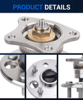 Rear Wheel Bearing And Hub Assembly For Toyota Corolla 1993 To 2002 Geo Prizm 1993 To 1997 And Chevy Prizm 1998 To 2002 Four Lug Non ABS