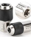 Ratcheting Tap Socket Set Two Pack With Adjustable Jaws For Tight Spaces Three Eighths Inch Drive Tap Holder Compatible With Taps