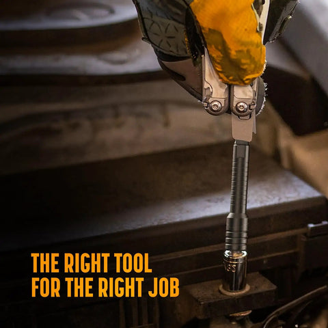 Leatherman Compatible Bit Kit With 21 Hardened 59HRC S2 Steel Bits in use, emphasizing durability and fit.