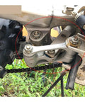 Motorcycle rear linkage showing installed Steering Head Bearing Kit For CRF150R CRF150RB 2022 Motorcycle Suspension Upgrade