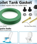 3 Inch Toilet Flange Tank To Bowl Coupling Kit includes gaskets, no-rust brass bolts, washers for Champion 4 models.