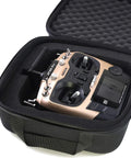 Grab And Go FPV Transmitter Bag For RC Controllers And Drones Carry Case Fits Radiomaster TX16S T18 T16 Pro Jumper 9ET07 AT9S AT10 WFLY Futaba Flysky FrSky X9D Water Resistant Travel Pouch with AT9S transmitter inside