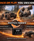 Brushless Fast RC Car With 56 Plus MPH, Standing Backflip Ready, One Sixteen Scale 4WD Monster Truck, Off Road RTR, Includes 3S LiPo Battery