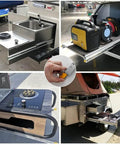 Heavy Duty Full Extension Ball Bearing Drawer Slides One Pair With Lockable Positioning Wheels Boss Level 400 Pound Capacity use in RV setup