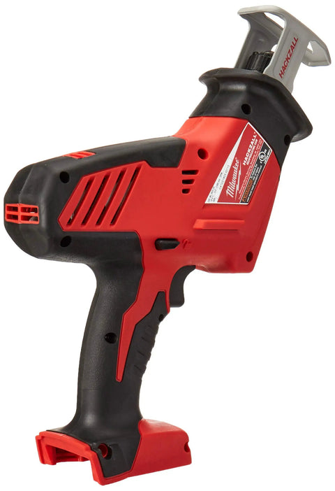 One Handed Cordless Hackzall Reciprocating Saw With Anti Vibration Handle And Quick Lok Blade Clamp 18 Volt Lithium Ion Bare Tool