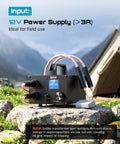 Beast 10KW Capacitive Battery Spot Welder For DIY Battery Packs And Repair 12 Volt Power Supply displaying power setting.