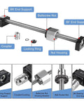Beefy Pro Grade Linear Rail Kit with 500mm HGR20 rails, SFU1605 ball screw, nut housing, coupler, end supports for CNC routers