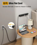 Must-Have Dope Fireproof Surge Protector Power Strip With Mountable Design 5 AC Outlets And 3 Smart USB Ports on table