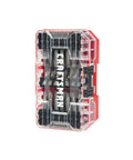 47 Piece Screwdriver Bit Set With Bit Tips And Power Bits in clear plastic case, durable home and pro kit