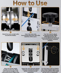 Step-by-step guide on using Heavy Duty Professional Grade Wire Stripping Machine for manual or drill operation.