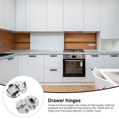 Modern kitchen with insert of 4 Pack Zinc Alloy Flip Board Hinges Nickel Plated For Cabinet Doors And Fold Down Cupboard Doors