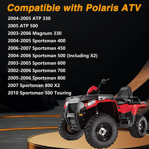 Upgraded Heavy Duty Stainless Steel Shifter Bell Crank For Polaris Sportsman Quad Riders Series 700 600 500 400 And ATP 500 330 Magnum 330 Reverse Gear Lever Bellcrank Clutch Arm Replacement 3233906, compatible Polaris ATV models list
