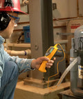 Boss Level HVAC Pro Infrared Thermometer With Dual Infrared And Thermocouple Modes, Reads Minus Forty To One Thousand Twenty Two Degrees Fahrenheit (Forty To Five Hundred Fifty Celsius), Perfect For HVAC And Refrigeration, Electrical, And Industrial Work in use
