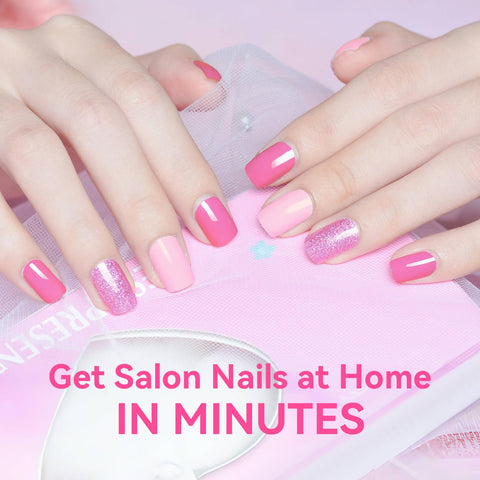 Fast Air Dry Nail Glue For Press On Nails 5-10 Seconds No UV Lamp Needed Hema-Free Strong Bond For Nail Tips