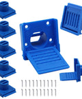 Beekeeping Bee Hive Entrance Gates Eight Pack Open And Close Entrance Reducers Durable Blue Beehive Ventilation Window Plastic Disk Gate