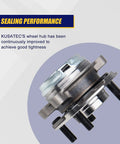 Side view of Direct Fit OEM Grade Front Wheel Bearing And Hub Assembly 513296 Fits Nissan Altima 2007-2018, 4-bolt flange.