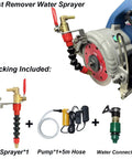 Top Notch Industrial Dust Control Water Sprayer Kit For Tile Cutting Machines With Slick Mist Nozzle, pump and hose included.
