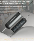 Digital Wireless Karaoke Microphone System With Mini Receiver And Bodypack Transmitter, close-up of digital circuitry design