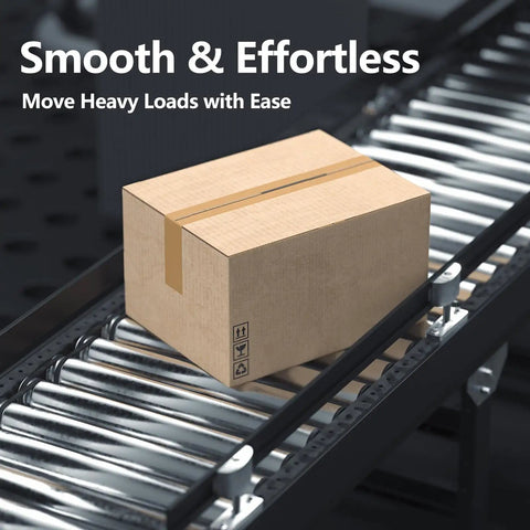 Box on 2 Inch By 16 Inch Stainless Steel Conveyor And Mower Roller With Galvanized End Caps Gravity Roller Replacement Part
