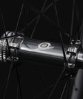 Close-up of 36T ratchet hub on Classic PRO Light 50mm Carbon Disc Wheelset for Road Bikes with Ceramic Bearings, UD Matte T800 Rim.