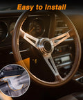 KPALAG 2-inch universal steering column underdash mount, aluminum alloy; front view with inset clamp detail