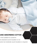 Solid Heavy Duty Hexagon Acoustic Foam Panels for gentle sound absorption in baby rooms, flame retardant material, sleep friendly.