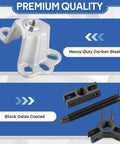 Components of 9-Way Slide Hammer Puller Set, 19-Piece Wheel Hub Bearing Remover And Dent Shaft Gear Puller Tool Kit