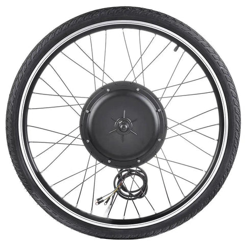 Image of Turn Your Regular Bike Into a Street Ready E Bike With This 48V 1000W Front Hub Conversion Kit Dual Mode Controller 26 Inch Wheel