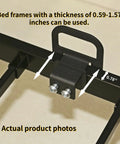 Close-up of Heavy Duty Anti Slide Mattress Brackets Set Of 6 Adjustable Steel Bed Frame Stops for 0.59-1.57 inch frames.