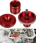 Dodge Ram 2nd Gear Servo Kit showing anodized piston parts for A727 A618 A518 36RH 46RH 46RE 47RH 47RE 48RE transmission upgrade.