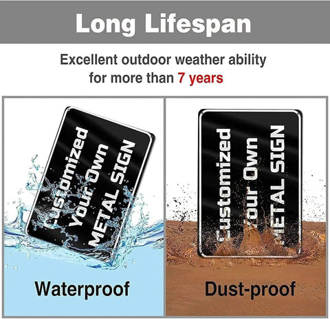 "Right Arrow Sign 8x12 Inch Reflective Aluminum Weatherproof Heavy Duty Warning Sign in water and dust"