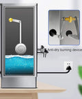 30 Liter Commercial Water Boiler With Auto Refill And Dual Filtration, showing water level and anti-dry burning device.