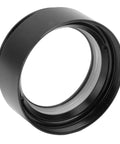 0.7X Microscope Auxiliary Objective Lens For Stereo Microscopes With 48mm Thread, black threaded metal lens ring
