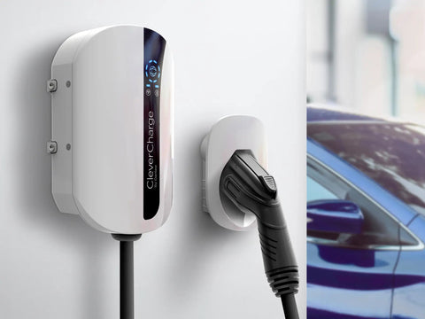 Level 2 EV Charger With AI Powered Smart Charging For Home Use 40A 240V J1772 Port WiFi Enabled EVSE NEMA 14 50 Plug