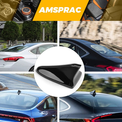 Shark Fin Antenna Cover For Kia Optima 2014-2020 Without GPS, Sonata 2015-2019, cars showing sleek roof-mounted aerial cap