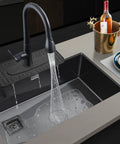 Silicone Faucet Mat Drip Catcher For Kitchen Faucets Tailor Made For 1cm Deck Plate Light Grey Durable Reusable Silicone Drip Tray
