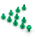 Heavy Duty 10 32 Self Tapping Ground Screws In Green With Hex And Flat Head Options Built From Corrosion Resistant Stainless Steel, 10 pieces