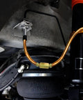 Quarter Inch Brake Line Kit 25 Ft Upgraded Copper Coated Flexible Brake Line Tube Roll with 16 Inverted Flare Fittings installed