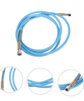 High Pressure Steam Hose Tube For Professional Steam Irons, sky-blue, durable, high temperature resistant, with metal fittings