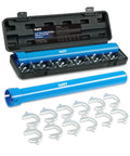 DIY Ready Inner Tie Rod Removal Tool Kit With 12 Crowfoot Adapters And One Half Inch Drive Tube for cars, trucks, and SUVs