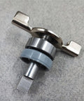 Stainless steel Home Bread Making Pan Barrel Maintenance Part BM0501W for precise dough cutting on grey surface