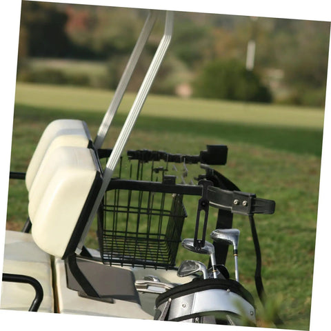 Golf cart featuring Beefy Rubber Draw Latches 2 Pack For Tool Boxes And Coolers High Load Capacity T Handle Hasp Indoor Outdoor Use.