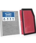 Engine And Cabin Air Filter Set For 2019 To 2026 Chevy Silverado 1500 GMC Sierra 1500 Suburban Tahoe Replacement High Efficiency Air Filters Easy Install For Clean Fresh Cabin And Peak Engine Performance.