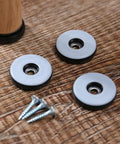 PTFE Screw-In Chair Leg Sliders 20-Pack for Sofas, Beds, and Tables, No-Scratch Floor Protectors with screws, 25mm glide feet