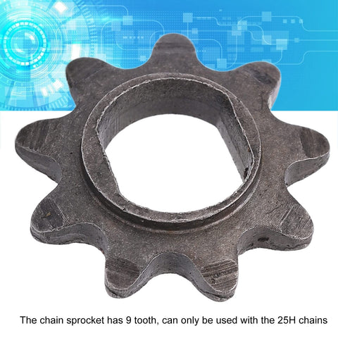 Motor Sprocket 9T H Shaped 25H Chain Sprocket For DIY Motorcycle Enthusiasts And Mechanics Durable Metal Build Easy Install And Removal Ideal For MY1020 Engine Repairs And Upgrades