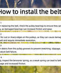 Steps to install Secondary Drive Belt Replacement for 46 Inch Murray Yard Tractors and 60 Inch Finish Cut Riding Mowers