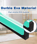 Light Duty Floor Squeegee With 43 Inch Adjustable Aluminum Handle showcasing EVA blade for wet surfaces in home environment.