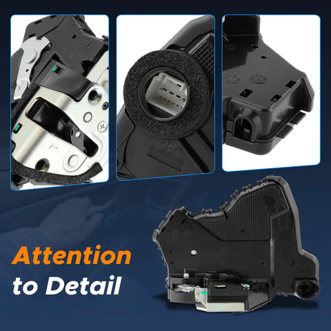 Toyota Front Driver Left Door Lock Actuator Motor Replacement Fits RAV4 2006-2015, 4Runner 2010-2019, Camry 2007-2017, Corolla 2009-2013, Lexus GX460 ES350 2010-2017 Replaces 69040-0C050 black plastic door lock actuator with metal bracket and connector