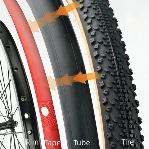 Rim Strip Protector For Road And Mountain Bikes, High Strength Nylon Anti Puncture Rim Liner, Universal Fit 20 24 26 27.5 29 700C